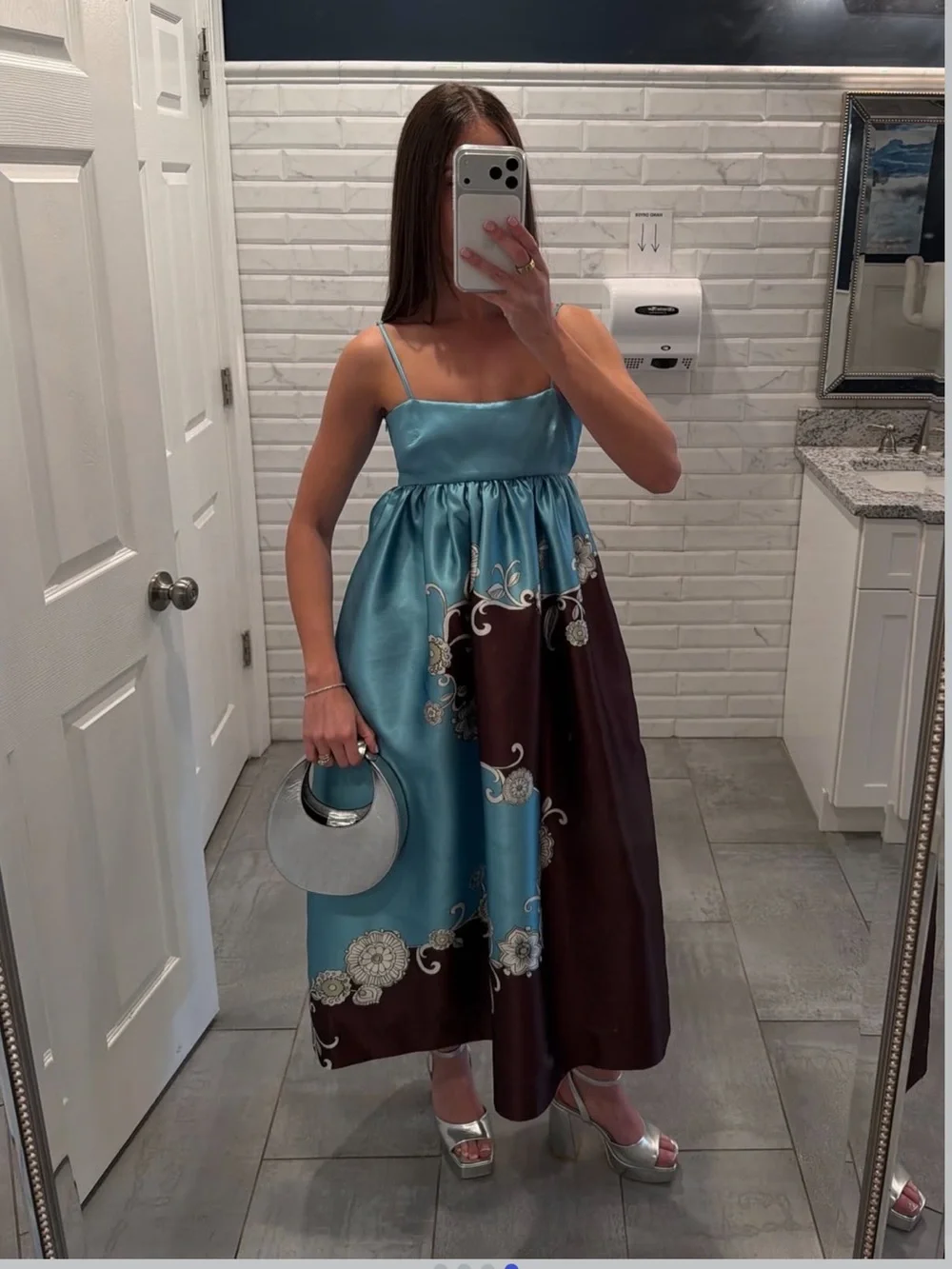 Alemais satin maxi